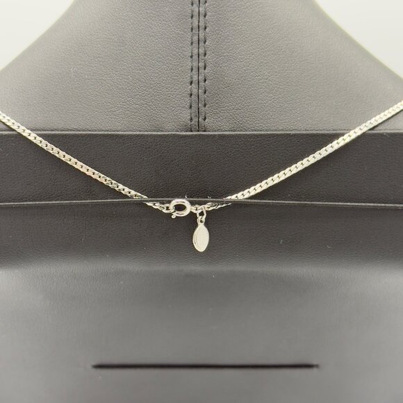 Vintage Avon Silver Tone Lariat Tassel Necklace Lily Flower - Picture 7 of 11